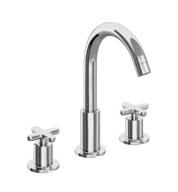 Ludic Classic Triple Bath Chrome